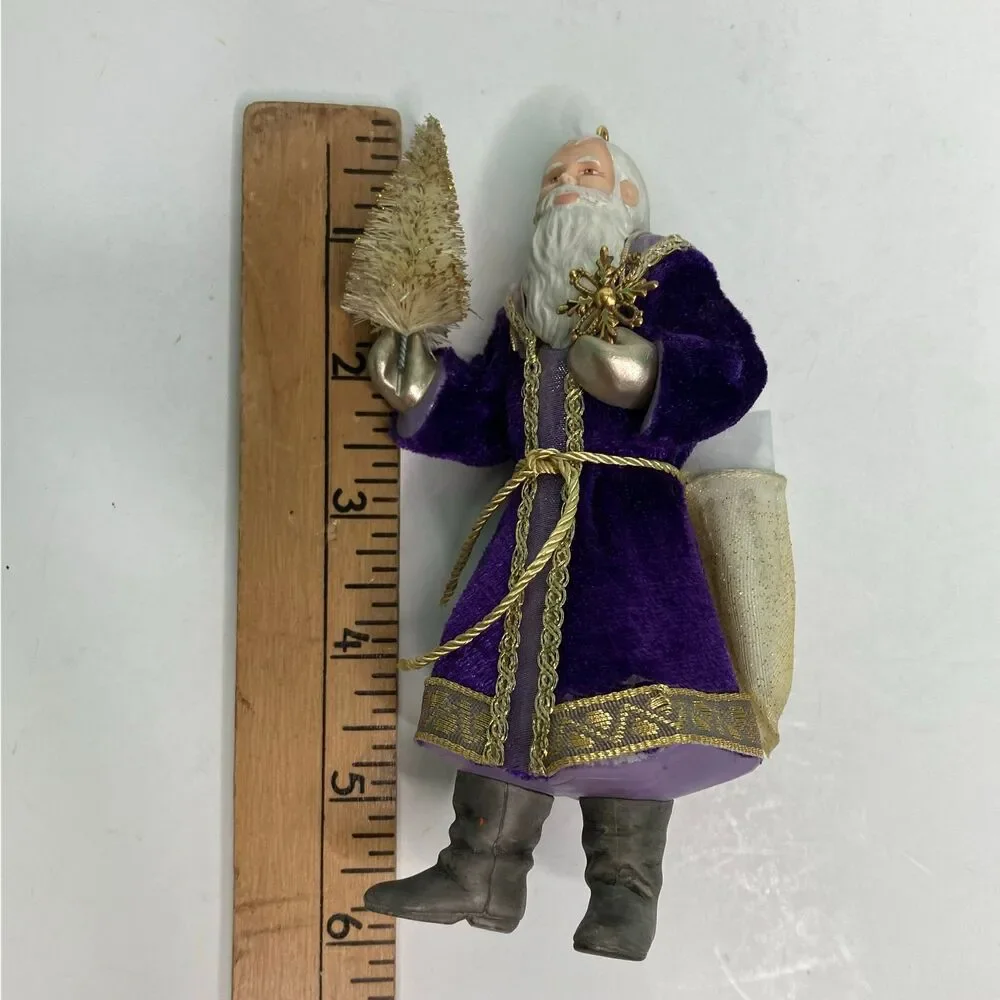 Hallmark FATHER CHRISTMAS 2012 Keepsake Ornament  Santa Purple Special Edition